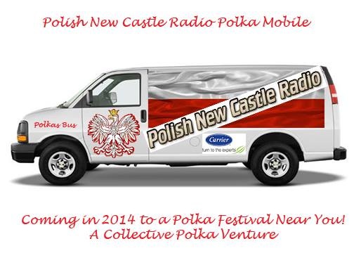 The polka mobile that carried the gear to remotes
